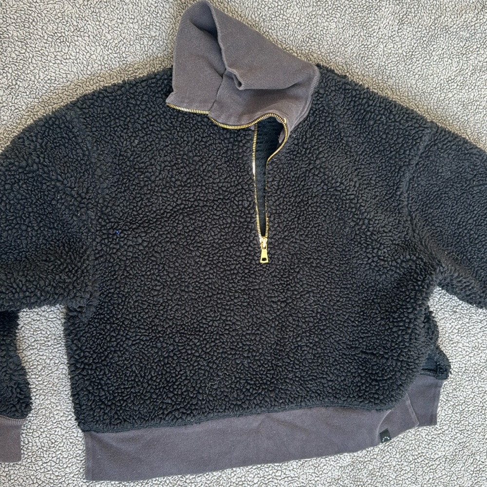 Varley Teddy half zip sweater